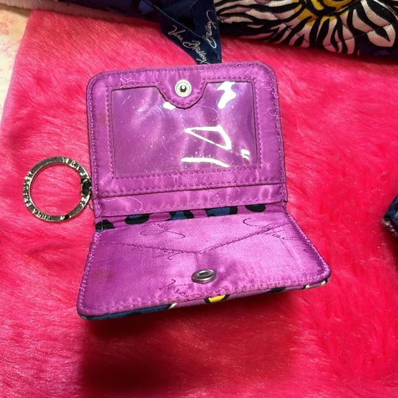 Vera Bradley 3 piece Set Bag, Wallet/ Id / Key Ring and Small Pouch - Picture 12 of 17